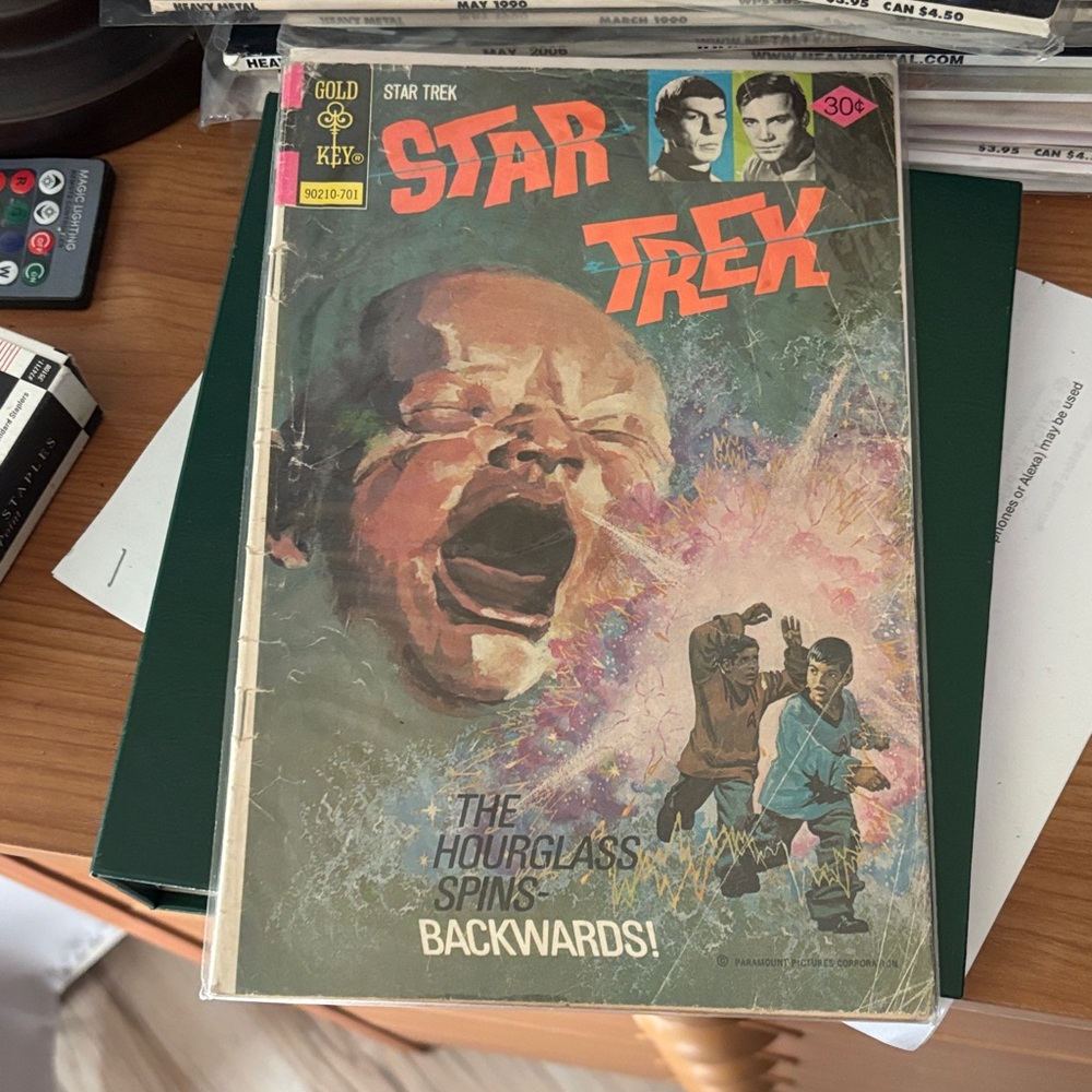 Star Trek Comic Book - gold key comics / 1970s